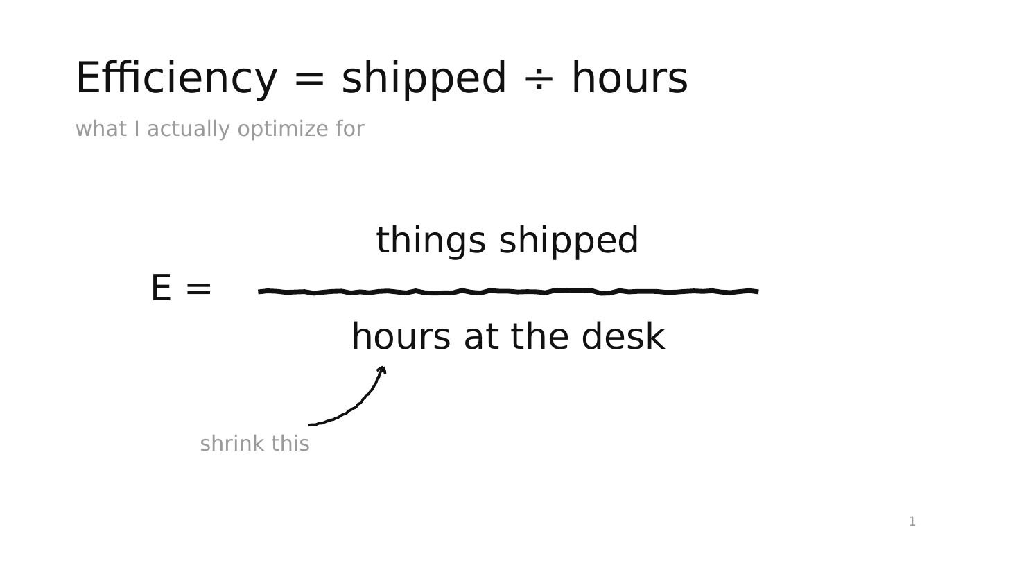 efficiency definition