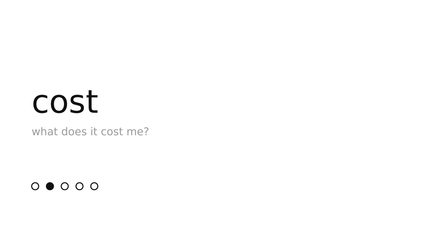 cost