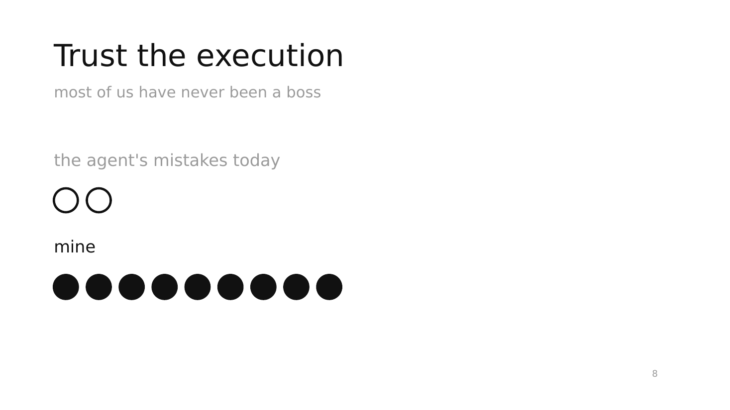 trust the execution